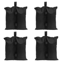 YisibaihTao 4pcs Gewichtsbeutel Zelt Sandsack,Industriequalität Hochleistungs DoppelgenähTe Sand Tasche,Trampolin Wiegetasche,Fotografie Balance Sandsack,Gewichtstasche