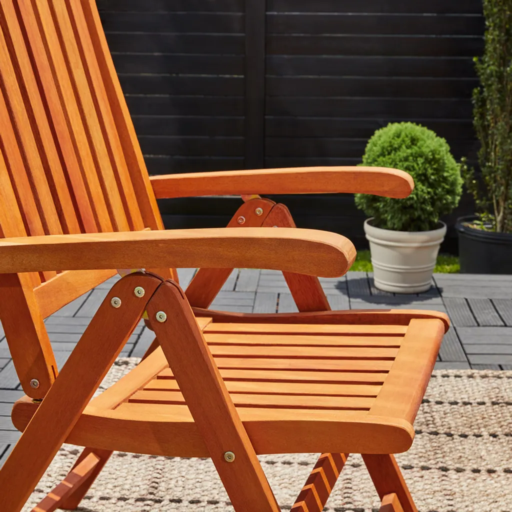 Deuba Sitzgruppe Vanamo 6+1 FSC®-zertifiziertes Eukalyptusholz Klappbar 7-TLG Tisch Sitzgarnitur Holz Gartenmöbel Garten Set 12 Deuba Sitzgruppe Vanamo 6+1 FSC®-zertifiziertes Eukalyptusholz Klappbar 7-TLG Tisch Sitzgarnitur Holz Gartenmöbel Garten Set – Bild 12