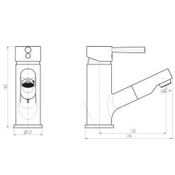 F.J.Schütte Cornwall Waschtischarmatur Mit Herausziehbarer Haarbrause, Chrom - 20150 11 F.J.Schütte Cornwall Waschtischarmatur Mit Herausziehbarer Haarbrause, Chrom - 20150 -Garten- & Gewächshäuser Geschäft 1ca67869731033c2e8ff21d9ca7d0289