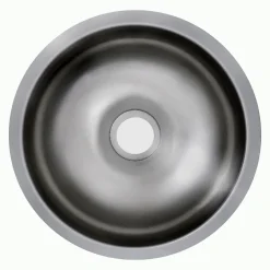 Keton Design Edelstahl-Einbauspüle 1 Becken K30 30 Cm Innendurchmesser