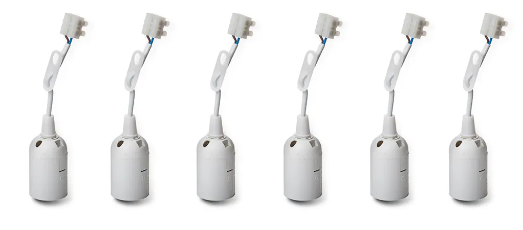 Edi-tronic Baustellenfassung Weiß E27 230V Max. 60W Baufassung Lampenfassung Fassung 1 Edi-tronic Baustellenfassung Weiß E27 230V Max. 60W Baufassung Lampenfassung Fassung