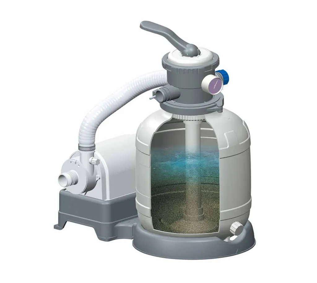 Summer Waves Pool Sandfilteranlage Grau 5110l/h 4 Summer Waves Pool Sandfilteranlage Grau 5110l/h – Bild 4