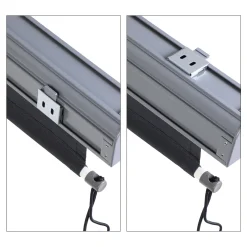 SONGMICS Alu-Senkrechtmarkise Für Balkon, Markise, Terrasse, 1,6 X 2,5 M (B X L), Aus Polyester (280 G/m²), Mit Grauer Markisenkassette, Vertikalmarkise Für Außen, Für Windschutz, Sonnenschutz Und Sichtschutz, Grau GSA165GY -Garten- & Gewächshäuser Geschäft 1d1d7858ffd47f762d654f625ecdef8d