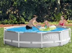 Intex Prism Rahmenpool 26700NP Grau 305 X 76 Cm -Garten- & Gewächshäuser Geschäft 1d3a646fe8755f11679f7cf5b290f634