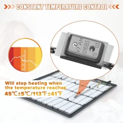 Pecute Haustier Heizkissen, Hundebett Kleine Hunde Katze Wasserdicht, Harte Wärmematte Hundekissen Waschbar Mit Konstante Temperatur, Innen- Und Außen, L 40*50cm -Garten- & Gewächshäuser Geschäft 1d4a2aa4b7261304c65e9b993640fdbd