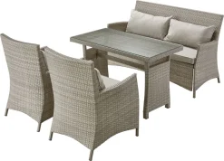 TrendLine Dining Lounge Möbelset Matera Inkl. Auflagen -Garten- & Gewächshäuser Geschäft 1d73a3adb1f126d3cecec51d7cfedf9a