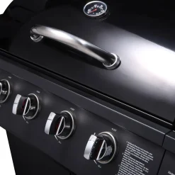 TAINO BASIC 4+1 Gasgrill Mit Seitenbrenner Gasgrill 4 Brenner BBQ Grillwagen Edelstahl-Brenner Schwarz -Garten- & Gewächshäuser Geschäft 1d76c12b2fd244754da852d4c5b213db