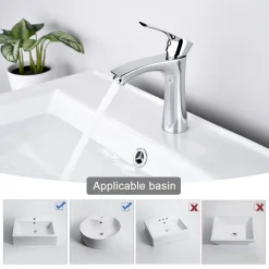 Aihom Bad Kaltwasser Standventil Armatur Wasserhahn Chrom Badarmaturen Mit Anschlussschlauch Waschtischarmatur Für Badzimmer -Garten- & Gewächshäuser Geschäft 1dd50fcdc9af87930869431f8a8c39aa