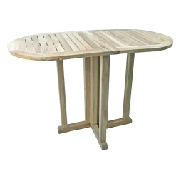 Garden Pleasure Teak Balkontisch Solo Garten Holz Esstisch Tisch Möbel Klappbar
