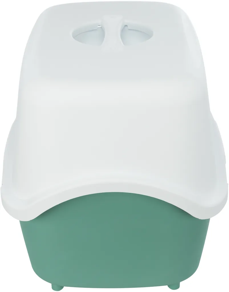 TRIXIE Heimtierbedarf Trixie Katzentoilette Vico Mit Motivdruck, 40x40x56 Cm, Grün/weiß 3 TRIXIE Heimtierbedarf Trixie Katzentoilette Vico Mit Motivdruck, 40x40x56 Cm, Grün/weiß – Bild 3