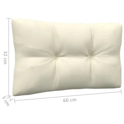 VidaXL 2-Sitzer-Gartensofa Mit Creme Kissen Massivholz Kiefer -Garten- & Gewächshäuser Geschäft 1e6e2386269f5ca250e5293641bfacc3