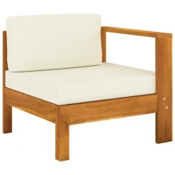 VidaXL 7-tlg. Garten-Lounge-Set Mit Creme Auflagen Massivholz Akazie -Garten- & Gewächshäuser Geschäft 1eba62ba2af58fb85187cc03a3ae2fad