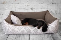 4L Textil OTTO Kuscheliges Hundebett Bezug Abnehmbar Und Waschbar Hundekorb Mittelgroße Hunde Hundekissen Flauschig Hundekörbchen Hundesofa (80x60 Cm, Boho 01) -Garten- & Gewächshäuser Geschäft 1ed322264265849d4b3b1b053f51d789