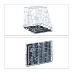 Relaxdays Faltbarer Hundekäfig Mit Boden -Garten- & Gewächshäuser Geschäft 1ef27b00ffcf0302cd6fff16a6265ee1