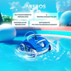 AREBOS Pool-Roboter Schwimmbad-Reiniger Bodensauger Poolsauger Poolreiniger -Garten- & Gewächshäuser Geschäft 1f17378ac21c6eb0d31b3a0261231388