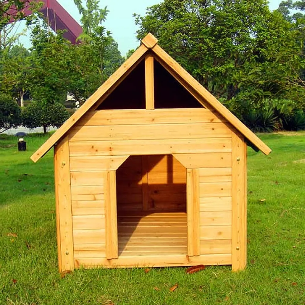 Mucola 95CM Hundehütte Wetterfest Hundekäfig Holz Hundehaus Haustierhütte Hundehöhle 2 Mucola 95CM Hundehütte Wetterfest Hundekäfig Holz Hundehaus Haustierhütte Hundehöhle – Bild 2