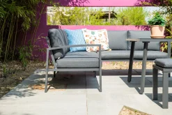 Garden Impressions Lounge/Dining Set Wellington 5-tlg. Aluminium Carbon Black -Garten- & Gewächshäuser Geschäft 1f98566277557977d6a0f0b91187d7af