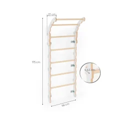 MAMOI® Klettergerüst Indoor, Sprossenwand Für Kinderzimmer, Kletterwand Und Spielgeräte, Midi Turngeräte Mit Klimmzugstange Für Drinnen, Sportgeräte Ab 3 Jahren 6 MAMOI® Klettergerüst Indoor, Sprossenwand Für Kinderzimmer, Kletterwand Und Spielgeräte, Midi Turngeräte Mit Klimmzugstange Für Drinnen, Sportgeräte Ab 3 Jahren -Garten- & Gewächshäuser Geschäft 1fe1b70a55e91ad64c70eea63878ac87