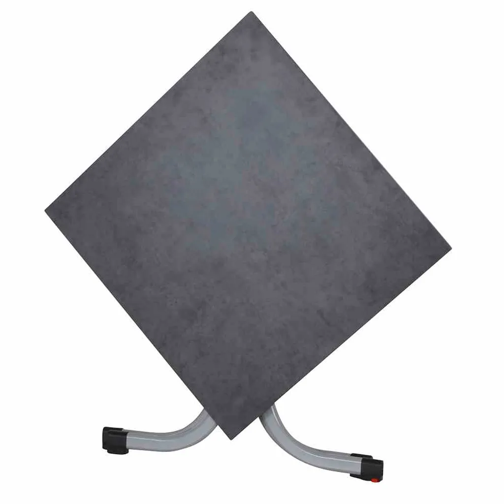 SIENA GARDEN Sola Klapptisch 80x80 Cm, Silber K95706 4 SIENA GARDEN Sola Klapptisch 80x80 Cm, Silber K95706 – Bild 4