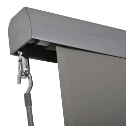 Outsunny Senkrechtmarkise Balkonmarkise Vertikalmarkise UV50+ Windschutz Seitenrollo Sichtschutz Mit Handkurbel Polyester+Aluminium Hellgrau 140 X 250 Cm 13 Outsunny Senkrechtmarkise Balkonmarkise Vertikalmarkise UV50+ Windschutz Seitenrollo Sichtschutz Mit Handkurbel Polyester+Aluminium Hellgrau 140 X 250 Cm -Garten- & Gewächshäuser Geschäft 20157f579800db08a05c40c671cde1f5