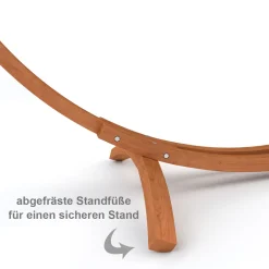 Ampel 24 Outdoor Hängemattengestell 310 Cm, Holz Wetterfeste Lärche, Gestell Mauritius Braun (ohne Hängematte) -Garten- & Gewächshäuser Geschäft 2026fcdd781ab8bc74a8db77fba2b9ac