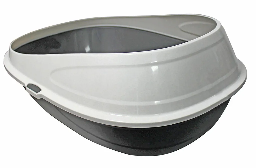 CENTI Haustier Katzentoilette Ohne Deckel 23 X 59 X 39cm Wanne Anthrazit / Rand Granit 2 CENTI Haustier Katzentoilette Ohne Deckel 23 X 59 X 39cm Wanne Anthrazit / Rand Granit – Bild 2