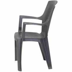 PROGARDEN Eden SET 4x Stapelsessel Anthrazit Kunststoff M73551 -Garten- & Gewächshäuser Geschäft 2074e063f8878d6213714d788226555d