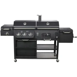 El Fuego Kombi Grill Arizona Gasgrill Und Holzkohle Smoker Grill