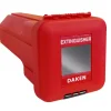 Edelstahlhaus Daken S6 - Daken Sliden, Feuerlöscherkasten, Schutzbox, Schutzkasten, Feuerlöscherschrank, Feuerklöscher Box, Stauboxen, Für 6 Kg Feuerlöscher