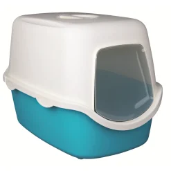 TRIXIE Heimtierbedarf Trixie Katzentoilette Vico - Türkis/Weiß