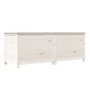 VidaXL Outdoor-Kissenbox Weiß 150x50x56 Cm Massivholz Tanne