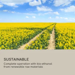 Blumfeldt Firetower Ethanol-Kamin , Sicherheitsbrenner 250 Ml / 1,5 H , Löschhilfe , Flammenschutz , Geruchsneutral , Modernes Design Mit Stahl Und Glas -Garten- & Gewächshäuser Geschäft 210c5a5dc31542ce8554e978125d38d5