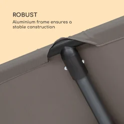 Blumfeldt Flex-Shade L Sonnenschirm Sonnenschutz ,Fläche: 130 X 180 Cm ,Material: Polyester ,UV-Schutzfaktor 50 ,Aluminium-Standbein ,wasserabweisend ,dunkelgrau -Garten- & Gewächshäuser Geschäft 212a6cc9abffac7ab307837f9954023a