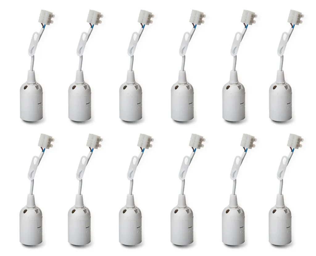 Edi-tronic Baustellenfassung Weiß E27 230V Max. 60W Baufassung Lampenfassung Fassung 1 Edi-tronic Baustellenfassung Weiß E27 230V Max. 60W Baufassung Lampenfassung Fassung