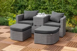 Merxx Funktionsbett "Madeira" Inkl. Kissen -Garten- & Gewächshäuser Geschäft 21943ddff9ecf4ff37e7d677de1b34f4