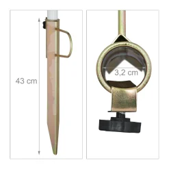 Relaxdays Rasendorn Für Sonnenschirm