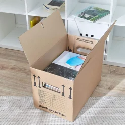 10 X Bücherkarton Profi 40 Kg Traglast Stabiler Umzugskarton Bücherkiste Umzug 2-wellige Movebox BB-Verpackungen -Garten- & Gewächshäuser Geschäft 219890949686f17ba0bc9c3b53cdd765