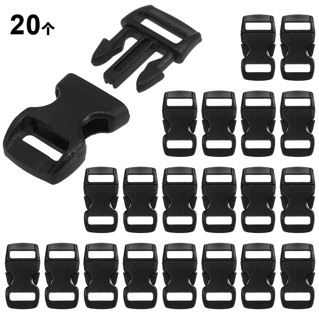 Lixada 20 PCS Contoured Side Release Schnallen Fš¹r Paracord Bracelet Pet Collar Rucksack 10 Lixada 20 PCS Contoured Side Release Schnallen Fš¹r Paracord Bracelet Pet Collar Rucksack – Bild 10