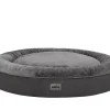 Hundebett Hobbydog RABBIT Tierbett Hundesofa Schlafplatz Couch Rund Plüsch XL Dunkel Grau
