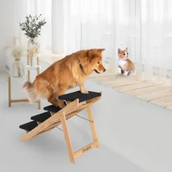 ONVAYA® Haustiertreppe | 4 Stufen | Treppe Für Hunde Und Katzen Aus Echtholz | Klappbar | 2 In 1 Treppe Und Rampe | Rutschfest 13 ONVAYA® Haustiertreppe | 4 Stufen | Treppe Für Hunde Und Katzen Aus Echtholz | Klappbar | 2 In 1 Treppe Und Rampe | Rutschfest -Garten- & Gewächshäuser Geschäft 221456c2f47b3838d6bff3029e5fe233
