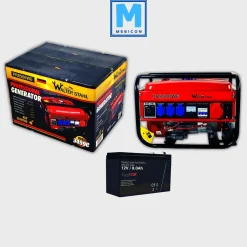 Walter Stahl Germany Stromerzeuger Generator Benzin 4-Takt Notstromaggregat Mit E-Starter!