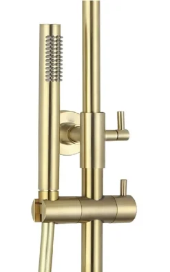 Bäder Boutique AquaNovo Rain Duschsystem Mit Thermostat 25 Cm, Gold Gebürstet 7 Bäder Boutique AquaNovo Rain Duschsystem Mit Thermostat 25 Cm, Gold Gebürstet -Garten- & Gewächshäuser Geschäft 224c30454dc0cd65b06897ffd762e2f0