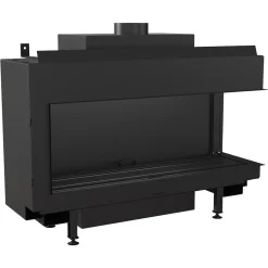 Kratki Gaskamin LEO 100 Rechts Erdgas ∅ 100/150 9 KW