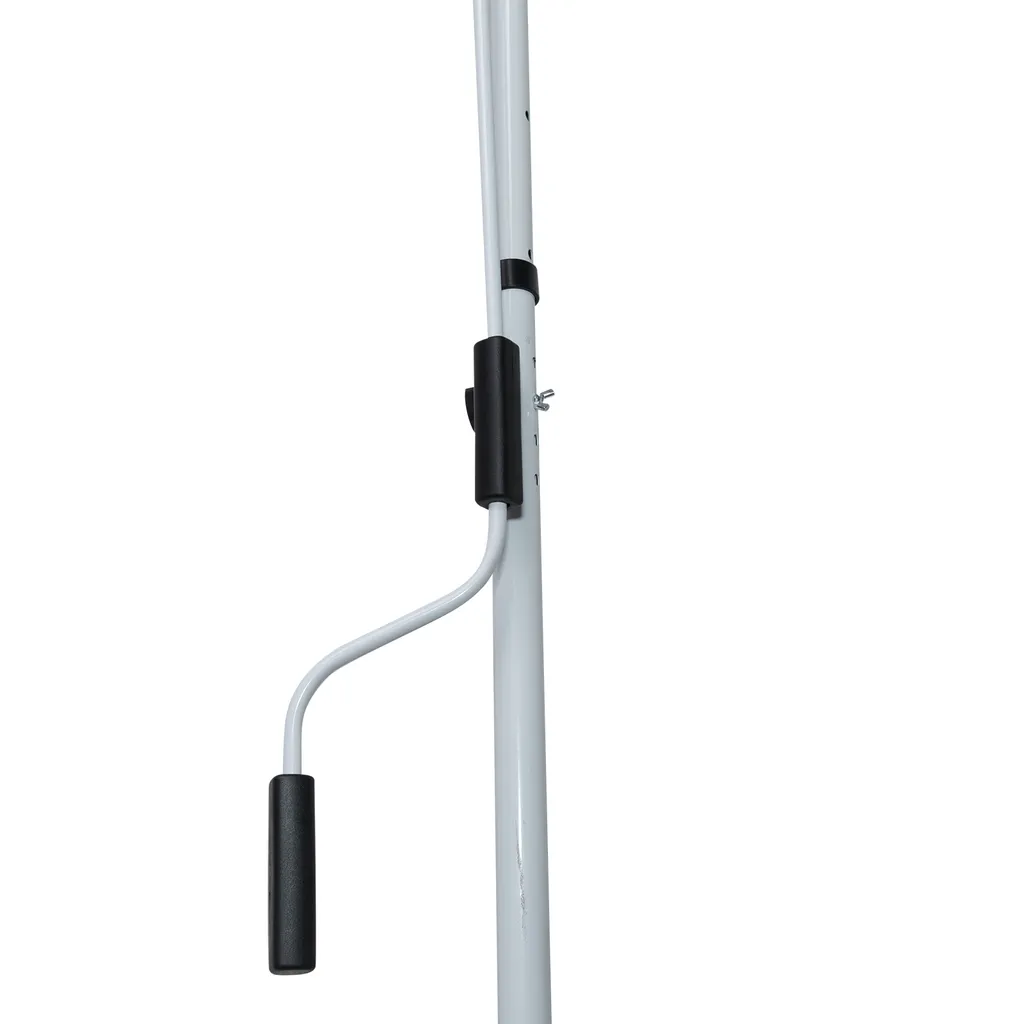 Outsunny Markise Gelenkarmmarkise Klemmmarkise 0°-90° Einstellbar 1,7-2,8 M Höhenverstellbar Sonnenschutz Faltarm Handkurbel Balkon Alu Grau 200 X 150 Cm 6 Outsunny Markise Gelenkarmmarkise Klemmmarkise 0°-90° Einstellbar 1,7-2,8 M Höhenverstellbar Sonnenschutz Faltarm Handkurbel Balkon Alu Grau 200 X 150 Cm – Bild 6