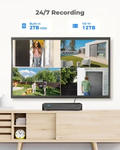 Reolink RLK8-810B4-A-B, 8MP PoE LAN IP-Überwachungskamera-Set 8-Kanal Mit 4 Kameras 2TB HDD, Intelligente Personen-/Fahrzeugerkennungfür 24/7 Überwachung 25 Reolink RLK8-810B4-A-B, 8MP PoE LAN IP-Überwachungskamera-Set 8-Kanal Mit 4 Kameras 2TB HDD, Intelligente Personen-/Fahrzeugerkennungfür 24/7 Überwachung -Garten- & Gewächshäuser Geschäft 22ab02b69514bdab2565c97781a17db1