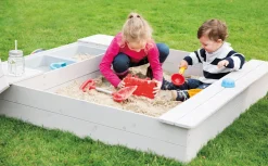Roba Sandkasten Outdoor+ Mit 2 Spielwannen, Holzsandkasten Aus Wetterfestem Massivholz, Grau Lasiert 10 Roba Sandkasten Outdoor+ Mit 2 Spielwannen, Holzsandkasten Aus Wetterfestem Massivholz, Grau Lasiert -Garten- & Gewächshäuser Geschäft 22ff7aa37956104a67dfbe36f19f24ef