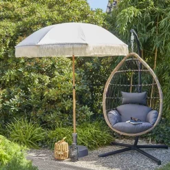 SIENA GARDEN Maui Mittelstockschirm Woodlook/natur Ø 180cm L30525 -Garten- & Gewächshäuser Geschäft 2326015b9b2d1631bef633fe90be55f4