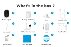 Reolink Akku Überwachungskamera Aussen, 1080p Kabellose WLAN Batterie IP Kamera Mit PIR Bewegungsmelder, 10m Sternenlicht-Nachtsicht, SD-Kartenslot, 2,4Ghz WiFi, 2-Wege-Audio, Argus 2 36 Reolink Akku Überwachungskamera Aussen, 1080p Kabellose WLAN Batterie IP Kamera Mit PIR Bewegungsmelder, 10m Sternenlicht-Nachtsicht, SD-Kartenslot, 2,4Ghz WiFi, 2-Wege-Audio, Argus 2 -Garten- & Gewächshäuser Geschäft 232b73ecd486dafcad0b2281f971c1ee