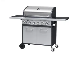 Tepro Edelstahl Gasgrill "Rosedale" 6 + 1-Brenner Mit Seitenkocher