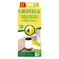 Orphea Silberfische Falle, Kakerlaken Falle, 3 Monate Langzeitwirkung, Ohne Insektizide, Silberfische Klebefalle